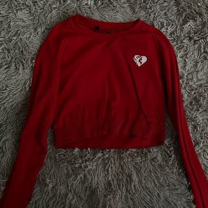 Seamless long sleeve crop top